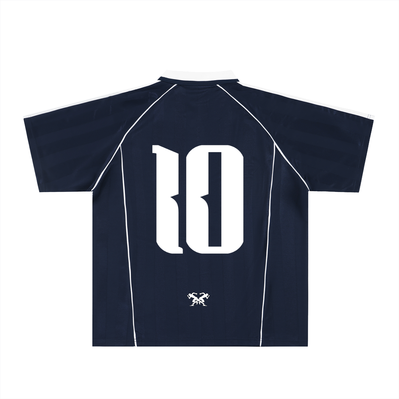 Retro Shadow Stripe Footy Tee Rev1