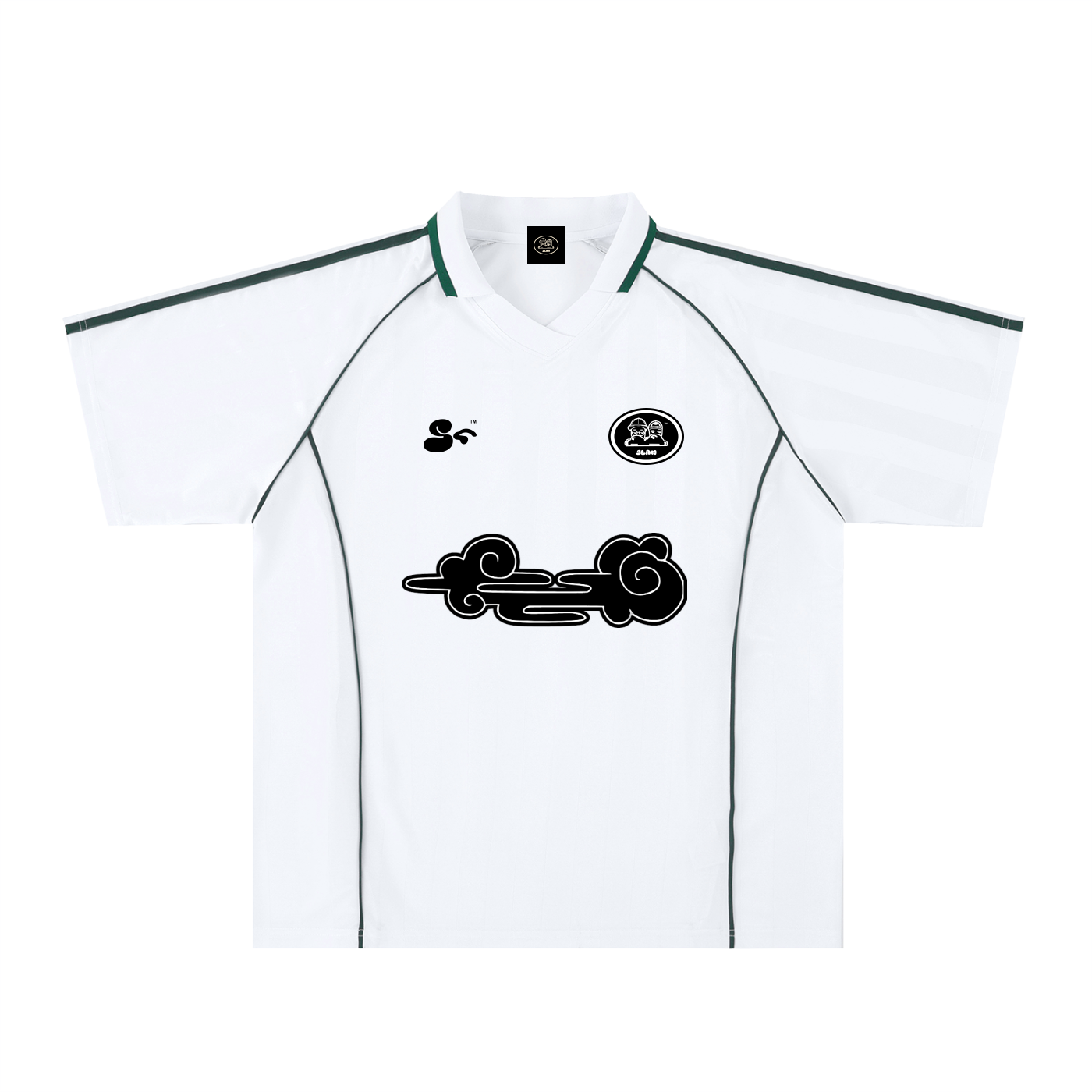 Retro Shadow Stripe Footy Tee Rev2